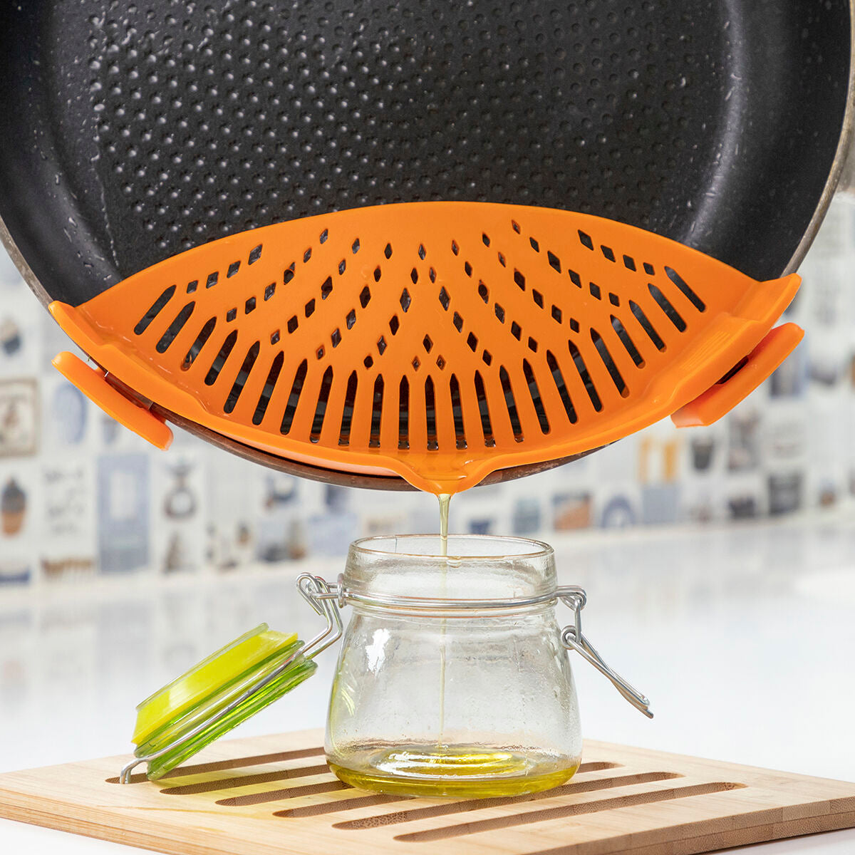Scolapasta Magico Universale - Colino in Silicone Antigoccia